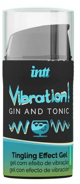 Жидкий интимный гель с эффектом вибрации Vibration! Gin   Tonic - 15 мл. - INTT - купить с доставкой в Ессентуках