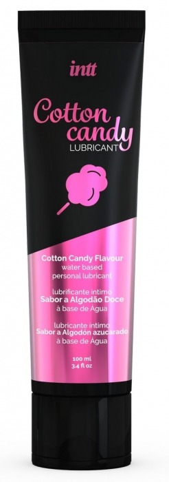 Интимный гель на водной основе Cotton Candy Lubricant - 100 мл. - INTT - купить с доставкой в Ессентуках