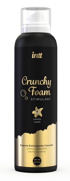 Пенка для массажа Crunchy Foam Stimulant Vanilla - 100 мл. - INTT - купить с доставкой в Ессентуках