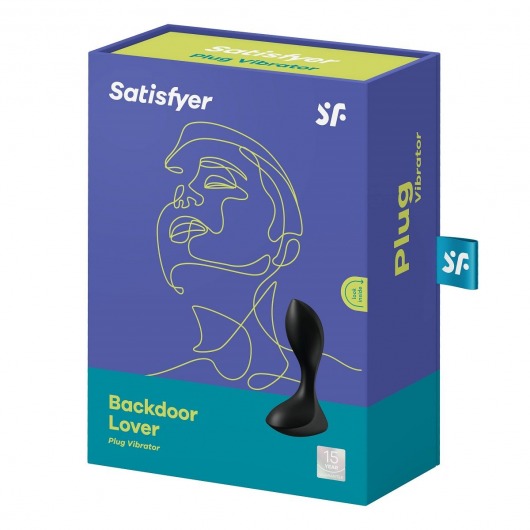 Чёрный вибромассажёр простаты Satisfyer Backdoor Lover - 14 см. - Satisfyer - в Ессентуках купить с доставкой