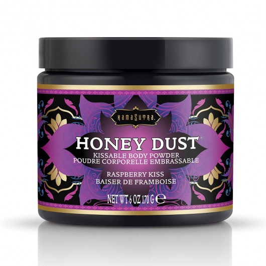 Пудра для тела Honey Dust Body Powder с ароматом малины - 170 гр. - Kama Sutra - купить с доставкой в Ессентуках