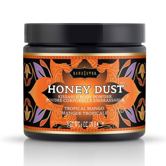 Пудра для тела Honey Dust Body Powder с ароматом манго - 170 гр. - Kama Sutra - купить с доставкой в Ессентуках