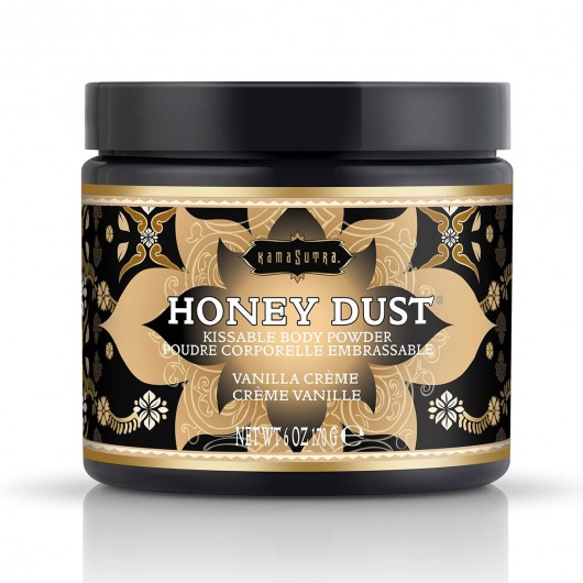 Пудра для тела Honey Dust Body Powder с ароматом ванили - 170 гр. - Kama Sutra - купить с доставкой в Ессентуках