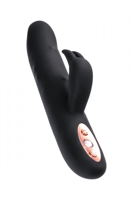 Черный вибратор-кролик Waname D-Splash Hail - 23,8 см. - WANAME