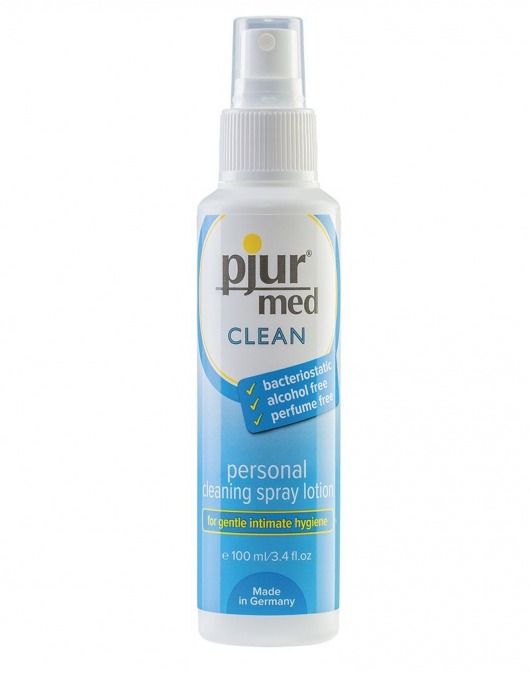 Гигиенический спрей pjur MED Clean Spray - 100 мл. - Pjur - купить с доставкой в Ессентуках