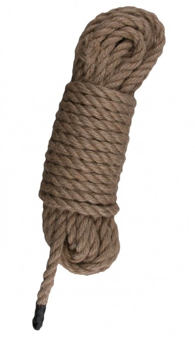 Пеньковая веревка для связывания Hemp Rope - 5 м. - Easy toys - купить с доставкой в Ессентуках