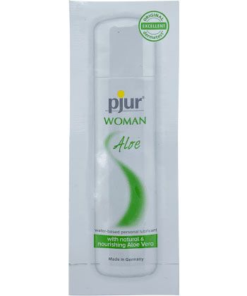 Лубрикант на водной основе pjur WOMAN Aloe - 2 мл. - Pjur - купить с доставкой в Ессентуках