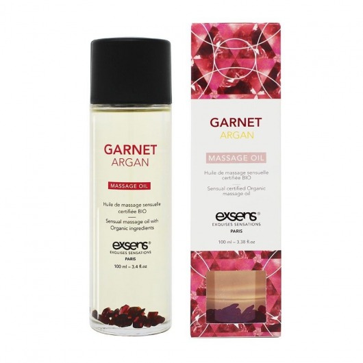 Органическое массажное масло GARNET ARGAN - 100 мл. - Exsens - купить с доставкой в Ессентуках