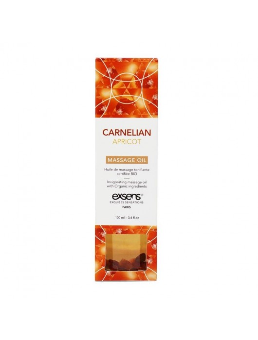 Органическое массажное масло CARNELIAN APRICOT - 100 мл. - Exsens - купить с доставкой в Ессентуках