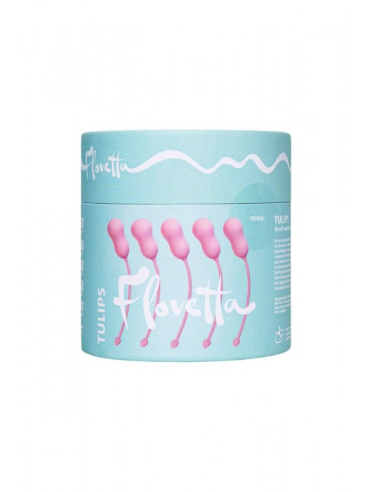 Набор из 5 розовых вагинальных шариков Tulips - ToyFa