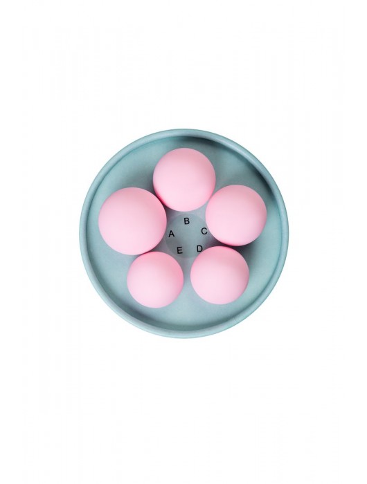 Набор из 5 розовых вагинальных шариков Tulips - ToyFa