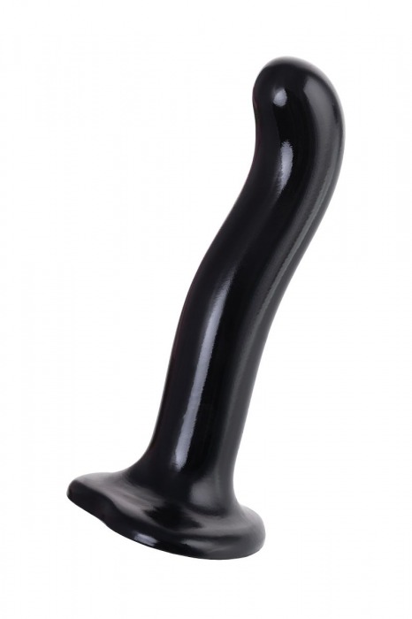 Черный стимулятор для пар P G-Spot Dildo Size M - 18 см. - Strap-on-me - в Ессентуках купить с доставкой