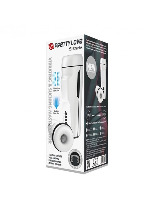 Вибромастурбатор Sienna с функцией всасывания - Baile - в Ессентуках купить с доставкой