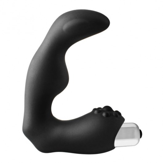 Черный вибромассажер простаты FantASStic Vibrating Prostate Massager - 11,3 см. - Dream Toys - в Ессентуках купить с доставкой