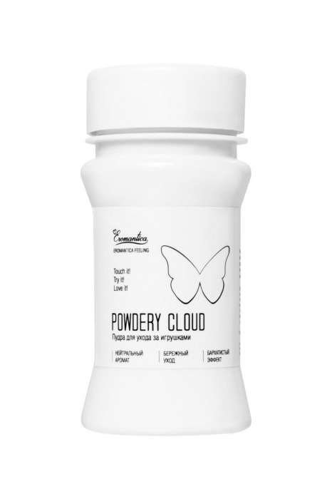 Пудра для ухода за игрушками Powdery Cloud с нейтральным ароматом - 40 гр. - Eromantica - купить с доставкой в Ессентуках