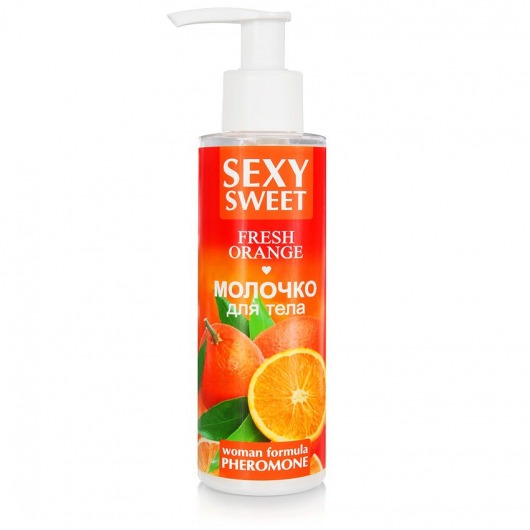 Молочко для тела с феромонами и ароматом апельсина Sexy Sweet Fresh Orange - 150 гр. -  - Магазин феромонов в Ессентуках