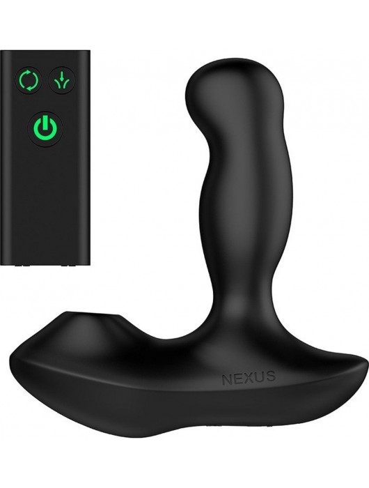 Черный вибратор-ротатор для стимуляции простаты Nexus Revo Air - Nexus Range - в Ессентуках купить с доставкой