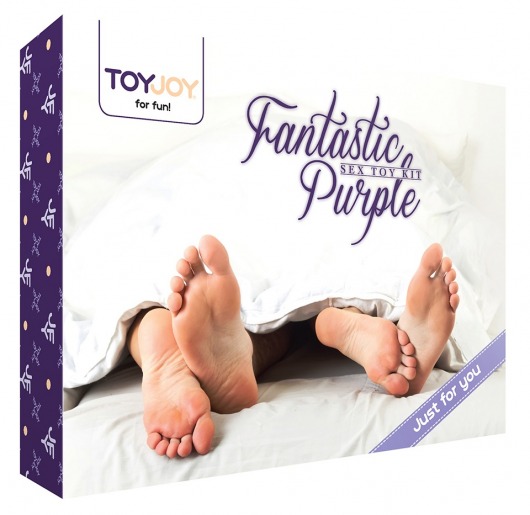 Эротический набор FANTASTIC PURPLE SEX TOY KIT - Toy Joy - купить с доставкой в Ессентуках