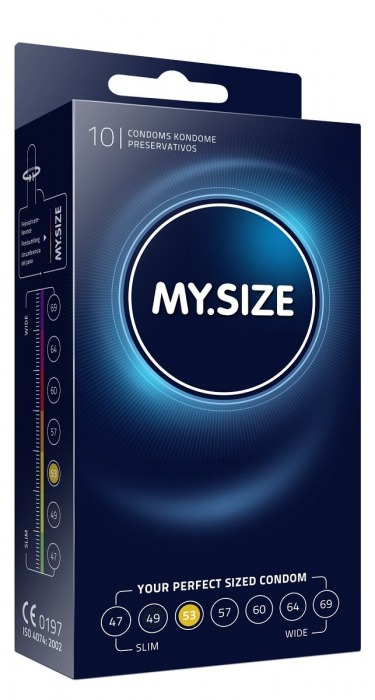 Презервативы MY.SIZE размер 53 - 10 шт. - My.Size - купить с доставкой в Ессентуках