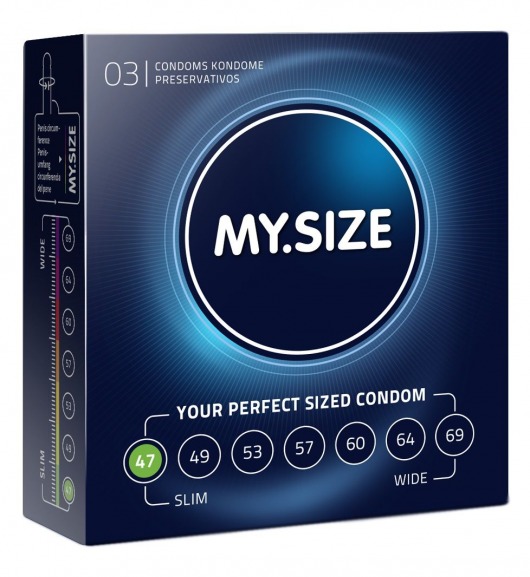 Презервативы MY.SIZE размер 47 - 3 шт. - My.Size - купить с доставкой в Ессентуках