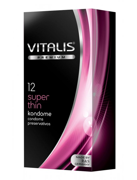 Ультратонкие презервативы VITALIS PREMIUM super thin - 12 шт. - Vitalis - купить с доставкой в Ессентуках