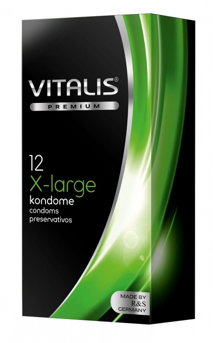 Презервативы увеличенного размера VITALIS PREMIUM x-large - 12 шт. - Vitalis - купить с доставкой в Ессентуках