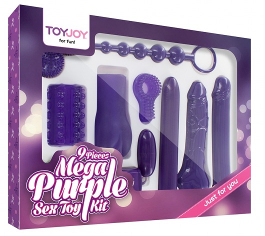 Эротический набор Toy Joy Mega Purple - Toy Joy - купить с доставкой в Ессентуках