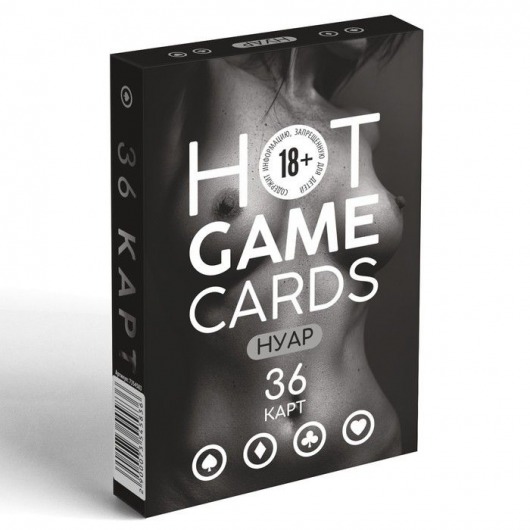 Игральные карты HOT GAME CARDS НУАР - 36 шт. - Сима-Ленд - купить с доставкой в Ессентуках