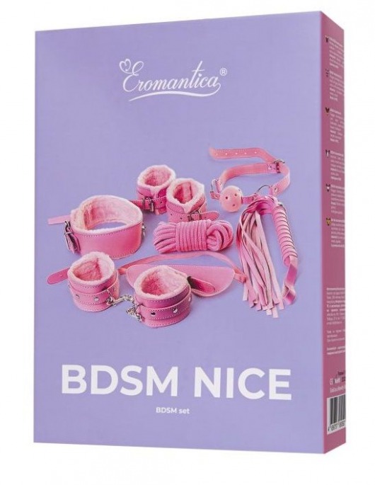 Набор для ролевых игр BDSM Nice - Eromantica - купить с доставкой в Ессентуках