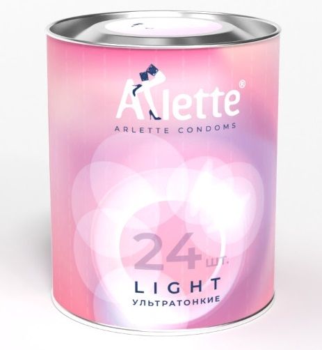 Ультратонкие презервативы Arlette Light - 24 шт. - Arlette - купить с доставкой в Ессентуках