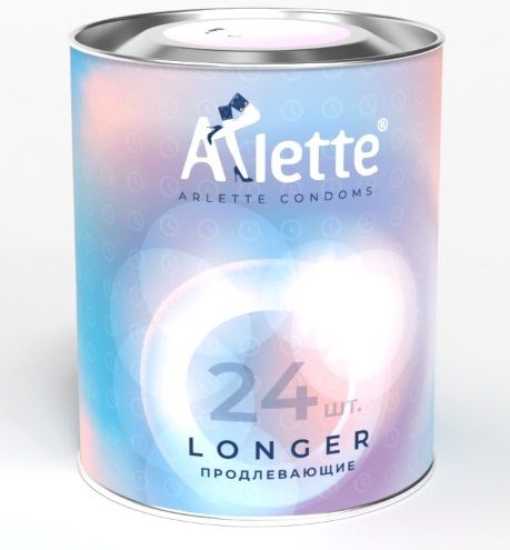 Презервативы Arlette Longer с продлевающим эффектом - 24 шт. - Arlette - купить с доставкой в Ессентуках