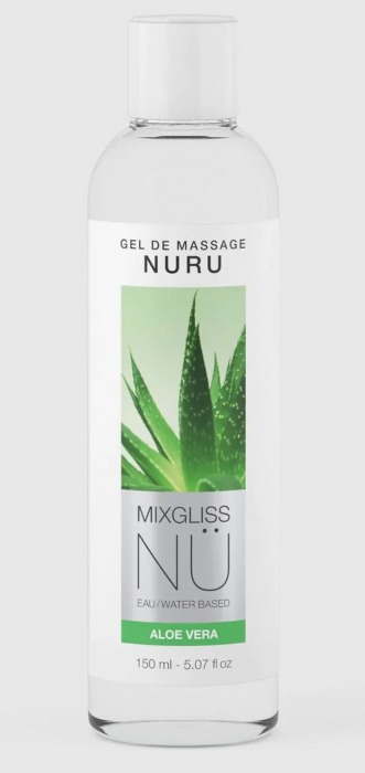 Массажный гель на водной основе Mixgliss NU Aloe Vera - 150 мл. - Strap-on-me - купить с доставкой в Ессентуках