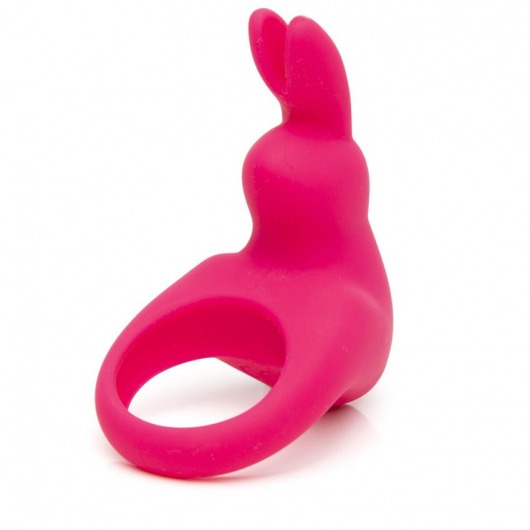 Розовое эрекционное виброкольцо Happy Rabbit Rechargeable Rabbit Cock Ring - Happy Rabbit - в Ессентуках купить с доставкой