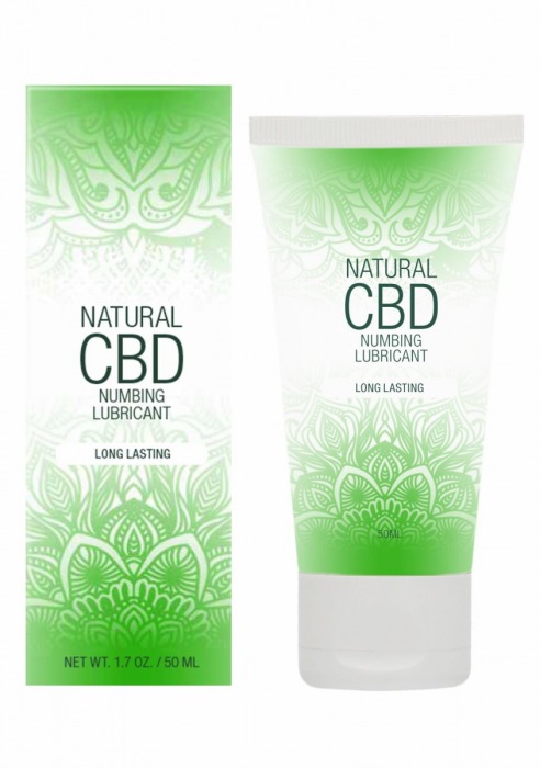 Лубрикант с пролонгирующим эффектом Natural CBD Numbing Lubricant - 50 мл. - Shots Media BV - купить с доставкой в Ессентуках