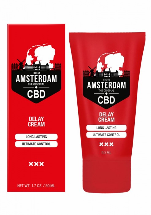 Крем-пролонгатор CBD from Amsterdam Delay Cream - 50 мл. - Shots Media BV - купить с доставкой в Ессентуках