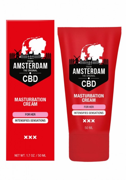 Крем для мастурбации для женщин CBD from Amsterdam Masturbation Cream For Her - 50 мл. - Shots Media BV - купить с доставкой в Ессентуках