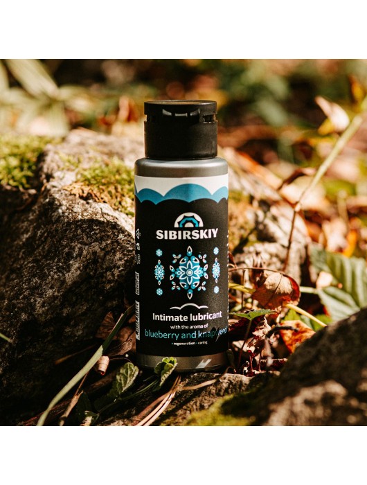 Пролонгирующий интимный лубрикант SIBIRSKIY с ароматом черники и василька - 100 мл. - Sibirskiy - купить с доставкой в Ессентуках