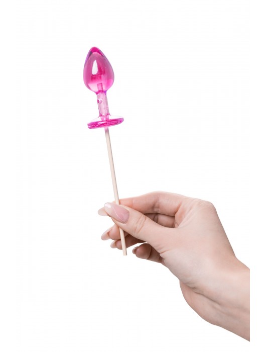 Розовый леденец  в форме анальной втулки со вкусом айриш крим - 29 гр. - Sosuчki - купить с доставкой в Ессентуках