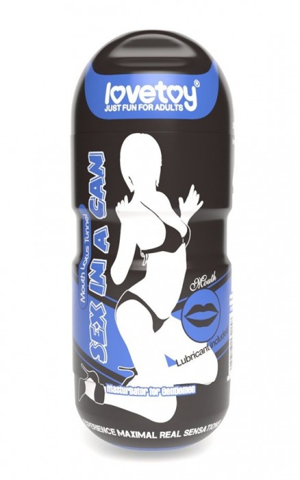 Мастурбатор-ротик без вибрации Sex In A Can Mouth Lotus Tunnel - Lovetoy - в Ессентуках купить с доставкой