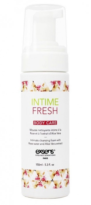 Органическая интимная очищающая пенка Intime Fresh - 150 мл. - Exsens - купить с доставкой в Ессентуках Органическая интимная очищающая пенка Intime Fresh - 150 мл. - Exsens - купить с доставкой в Ессентуках