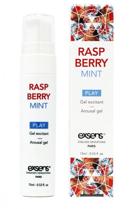 Возбуждающий гель Raspberry Mint с ароматом малины и мяты - 15 мл. - Exsens - купить с доставкой в Ессентуках