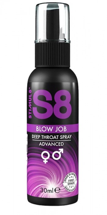 Лубрикант для орального секса S8 Deep Throat Spray - 30 мл. - Stimul8 - купить с доставкой в Ессентуках