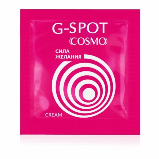 Стимулирующий интимный крем для женщин Cosmo G-spot - 2 гр. - Биоритм - купить с доставкой в Ессентуках