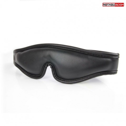 Черная сплошная гладкая маска на глаза - Notabu - купить с доставкой в Ессентуках