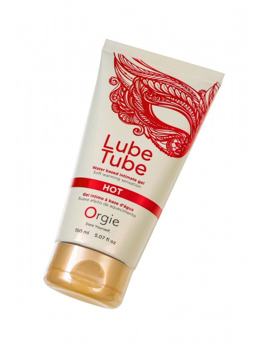 Интимный гель на водной основе Lube Tube Hot с разогревающим эффектом - 150 мл. - ORGIE - купить с доставкой в Ессентуках