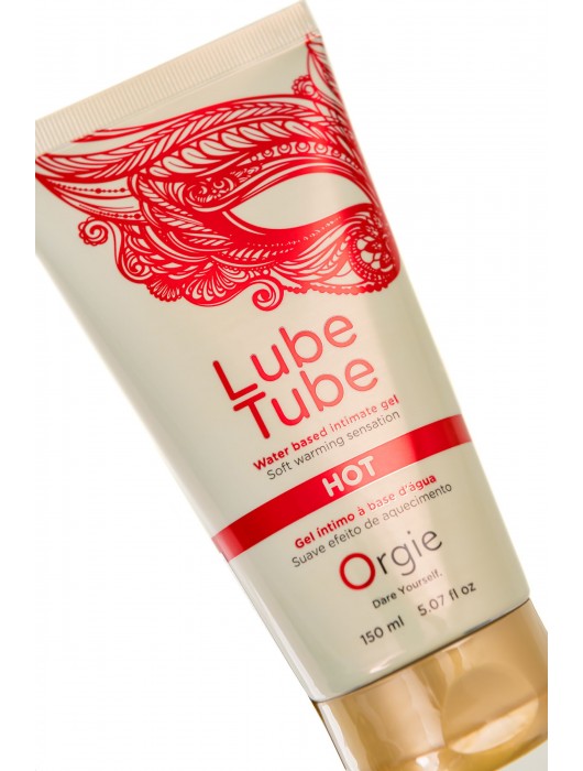 Интимный гель на водной основе Lube Tube Hot с разогревающим эффектом - 150 мл. - ORGIE - купить с доставкой в Ессентуках