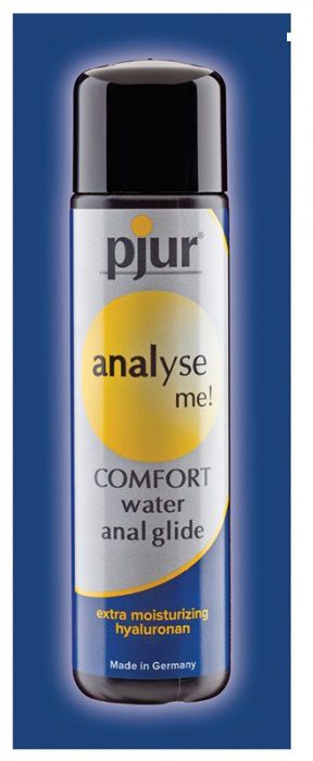 Анальный лубрикант pjur ANALYSE ME Comfort Water Anal Glide - 2 мл. - Pjur - купить с доставкой в Ессентуках