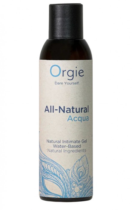 Интимный гель на водной основе Orgie All-Natural Acqua - 150 мл. - ORGIE - купить с доставкой в Ессентуках