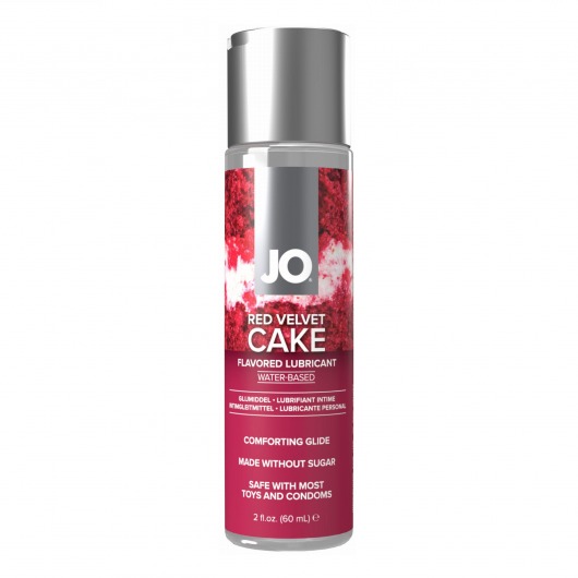 Лубрикант на водной основе JO H2O Red Velvet Cake Flavored Lubricant - 60 мл. - System JO - купить с доставкой в Ессентуках