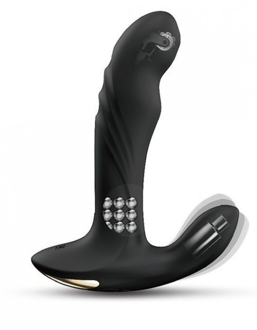 Черный вибромассажер простаты Multi P-Joy с 3 моторами - Dorcel - в Ессентуках купить с доставкой